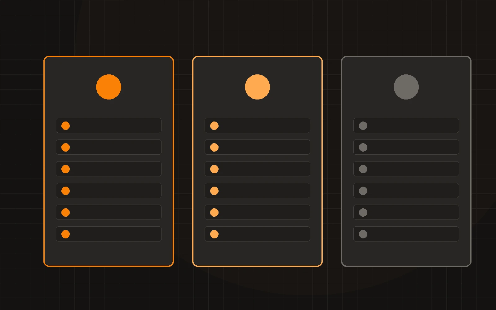 Three autonomy columns: alone, ask you, never — stacked action rows beneath each verdict.